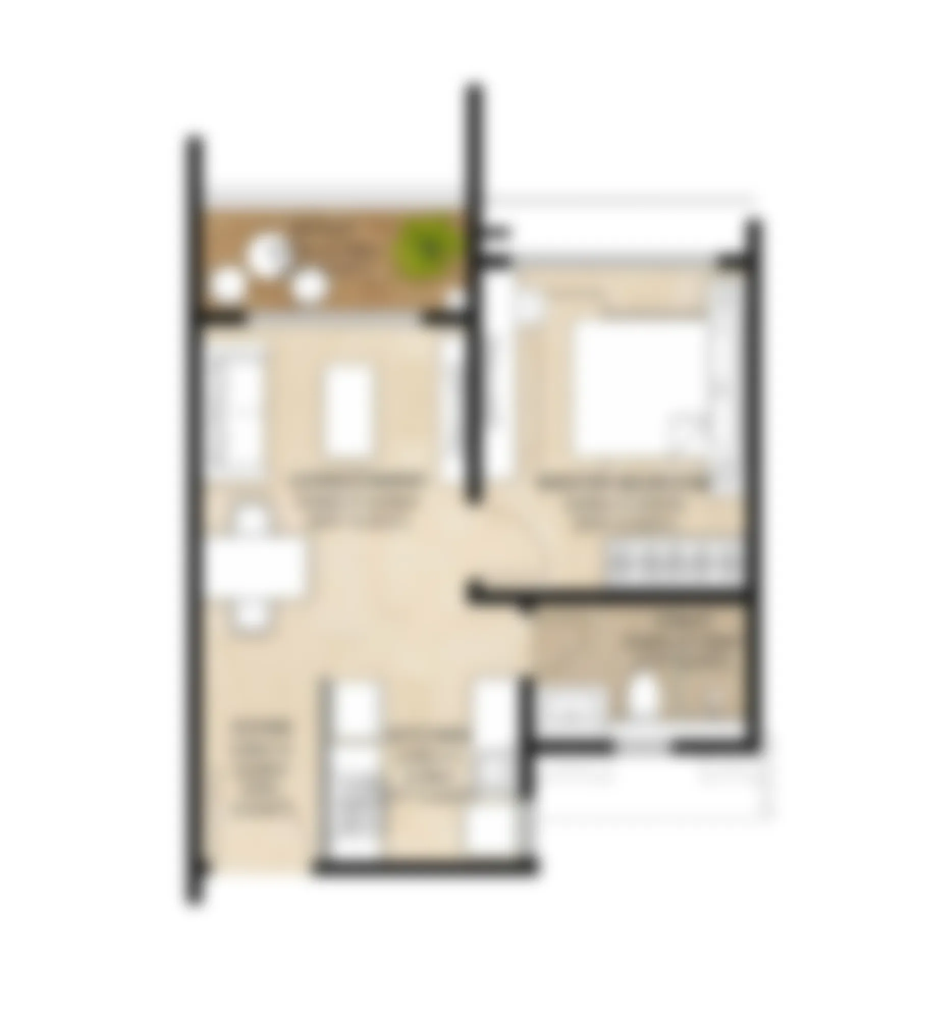 Godrej Manpada Ghodbunder Thane West Project 2 BHK Layout